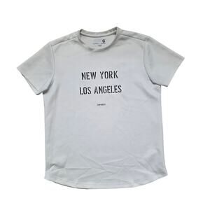 G by Guess New York Los Angeles T-Shirt Men’s M White Graphic Casual Tee